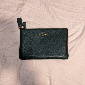 Coach Green Wristlet